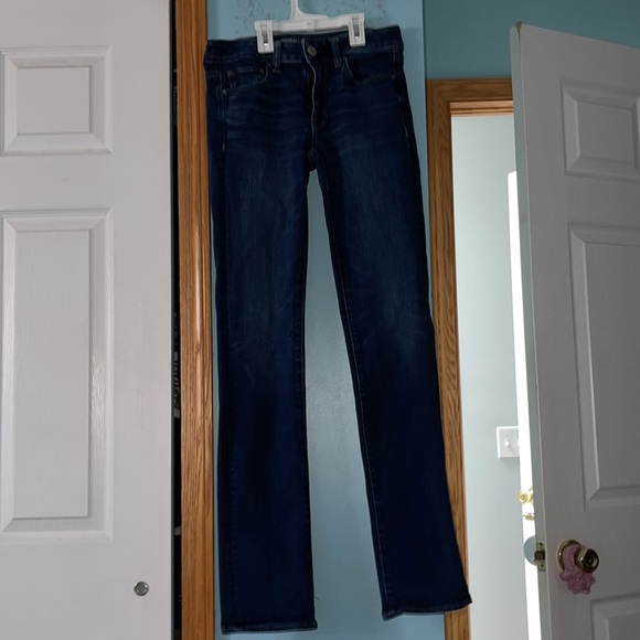American Eagle Dark Wash Size 6 Extra Long - Picture 2 of 2